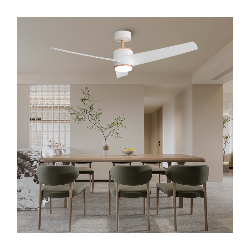 Immax NEO 07281L - LED+CCT Hämardatav laeventilaator BEAUTY LED/18W/230V 3000/4000/6000K Wi-Fi Tuya + kaugjuhtimispult