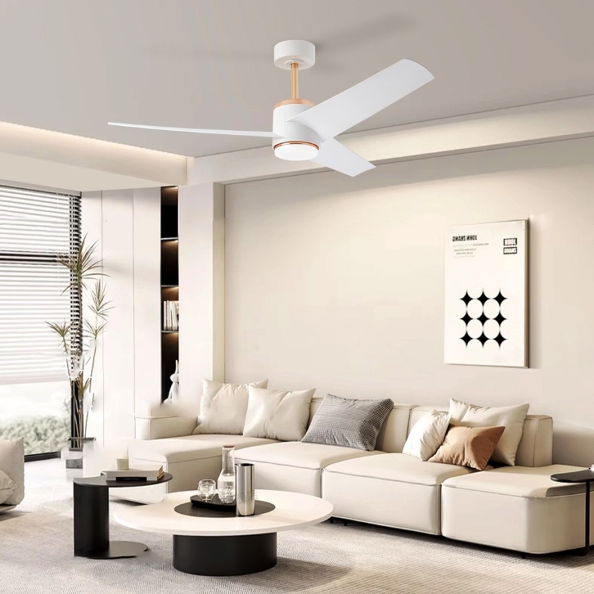 Immax NEO 07281L - LED+CCT Hämardatav laeventilaator BEAUTY LED/18W/230V 3000/4000/6000K Wi-Fi Tuya + kaugjuhtimispult