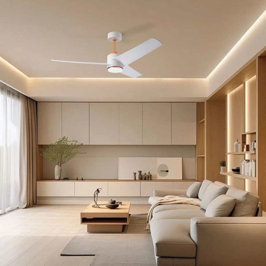 Immax NEO 07281L - LED+CCT Hämardatav laeventilaator BEAUTY LED/18W/230V 3000/4000/6000K Wi-Fi Tuya + kaugjuhtimispult
