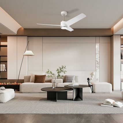 Immax NEO 07282L - LED+CCT Hämardatav laeventilaator BEAUTY LED/18W/230V 3000/4000/6000K Wi-Fi Tuya + kaugjuhtimispult