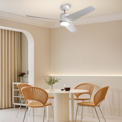 Immax NEO 07282L - LED+CCT Hämardatav laeventilaator BEAUTY LED/18W/230V 3000/4000/6000K Wi-Fi Tuya + kaugjuhtimispult