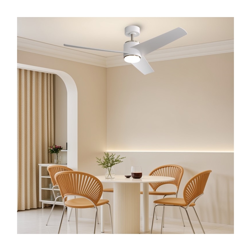Immax NEO 07282L - LED+CCT Hämardatav laeventilaator BEAUTY LED/18W/230V 3000/4000/6000K Wi-Fi Tuya + kaugjuhtimispult