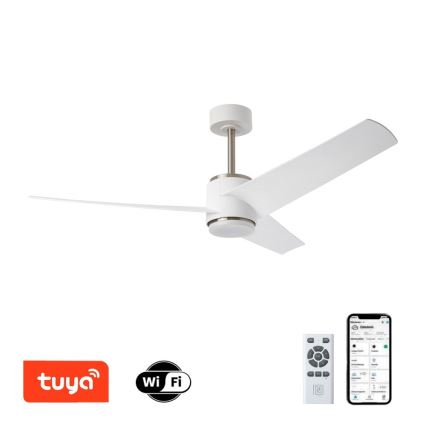 Immax NEO 07282L - LED+CCT Hämardatav laeventilaator BEAUTY LED/18W/230V 3000/4000/6000K Wi-Fi Tuya + kaugjuhtimispult