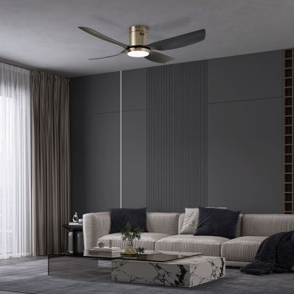 Immax NEO 07282L - LED+CCT hämardatav laeventilaator PURE LED/24W/230V 3000/4000/6000K Wi-Fi Tuya + kaugjuhtimispult