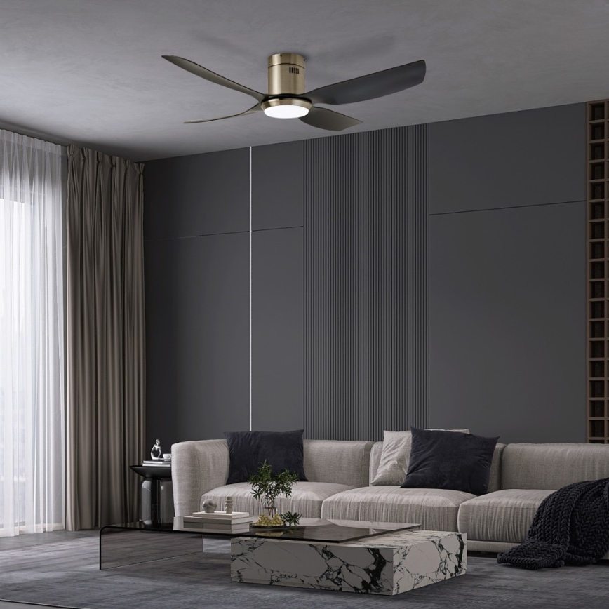 Immax NEO 07282L - LED+CCT hämardatav laeventilaator PURE LED/24W/230V 3000/4000/6000K Wi-Fi Tuya + kaugjuhtimispult