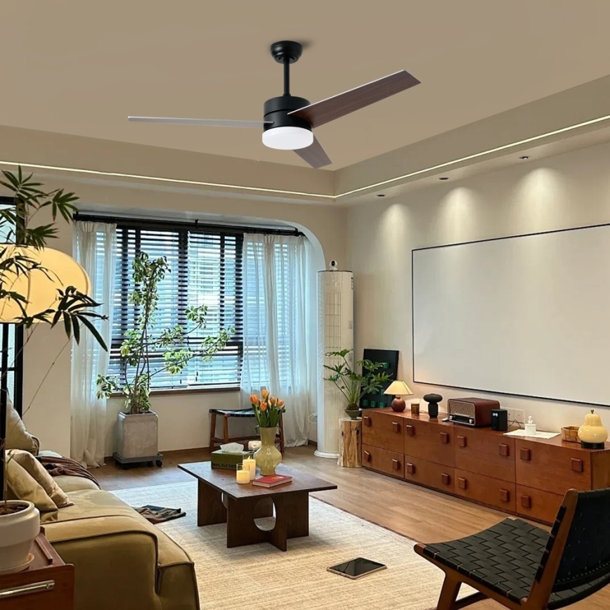Immax NEO 07285L - LED+CCT hämardatav laeventilaator VARIABLE LED/24W/230V 3000/4000/6000K Wi-Fi Tuya + kaugjuhtimispult