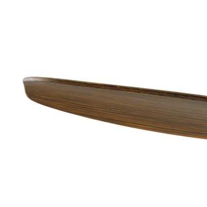 Immax NEO 07286L - LED laeventilaator WAVE LED/18W/230V Wi-Fi Tuya, pruun, läbimõõt 132 cm + kaugjuhtimispult