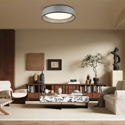 Immax NEO 07287L - LED+CCT Hämardatav laevalgusti LONA LED/36W/230V 3000-6000K Wi-Fi Tuya, läbimõõt 45,5 cm + kaugjuhtimispult