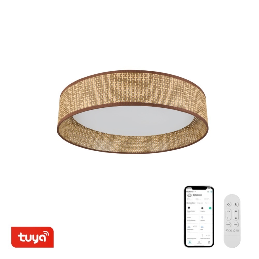 Immax NEO 07288L - LED+CCT hämardatav laevalgusti LONA LED/36W/230V 3000-6000K Wi-Fi Tuya läbimõõt 45,5 cm + kaugjuhtimispult