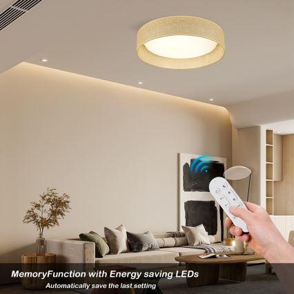Immax NEO 07289L - LED+CCT hämardatav laelamp LONA LED/36W/230V 3000-6000K Wi-Fi Tuya läbimõõt 45,5 cm + kaugjuhtimispult
