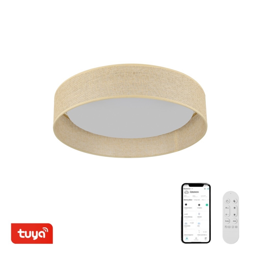 Immax NEO 07289L - LED+CCT hämardatav laelamp LONA LED/36W/230V 3000-6000K Wi-Fi Tuya läbimõõt 45,5 cm + kaugjuhtimispult
