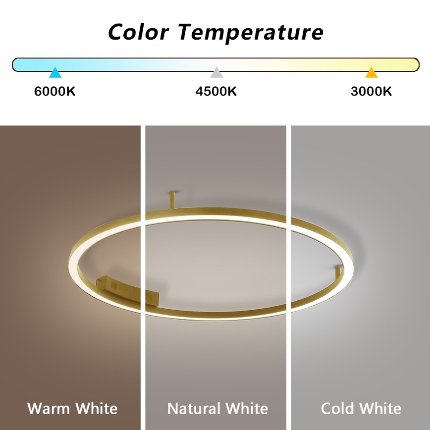 Immax NEO 07291-80G - LED+CCT hämardatav laelamp FINO LED/55W/230V 2700-6500K Tuya, läbimõõt 80 cm + kaugjuhtimispult