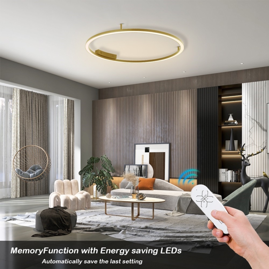 Immax NEO 07291-80G - LED+CCT hämardatav laelamp FINO LED/55W/230V 2700-6500K Tuya, läbimõõt 80 cm + kaugjuhtimispult