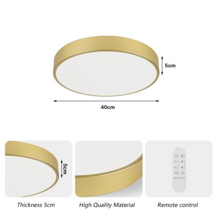 Immax NEO 07292L - LED+CCT hämardatav laelamp SEMPLICI LED/36W/230V 2700–6500K Ø 40 cm + kaugjuhtimispult