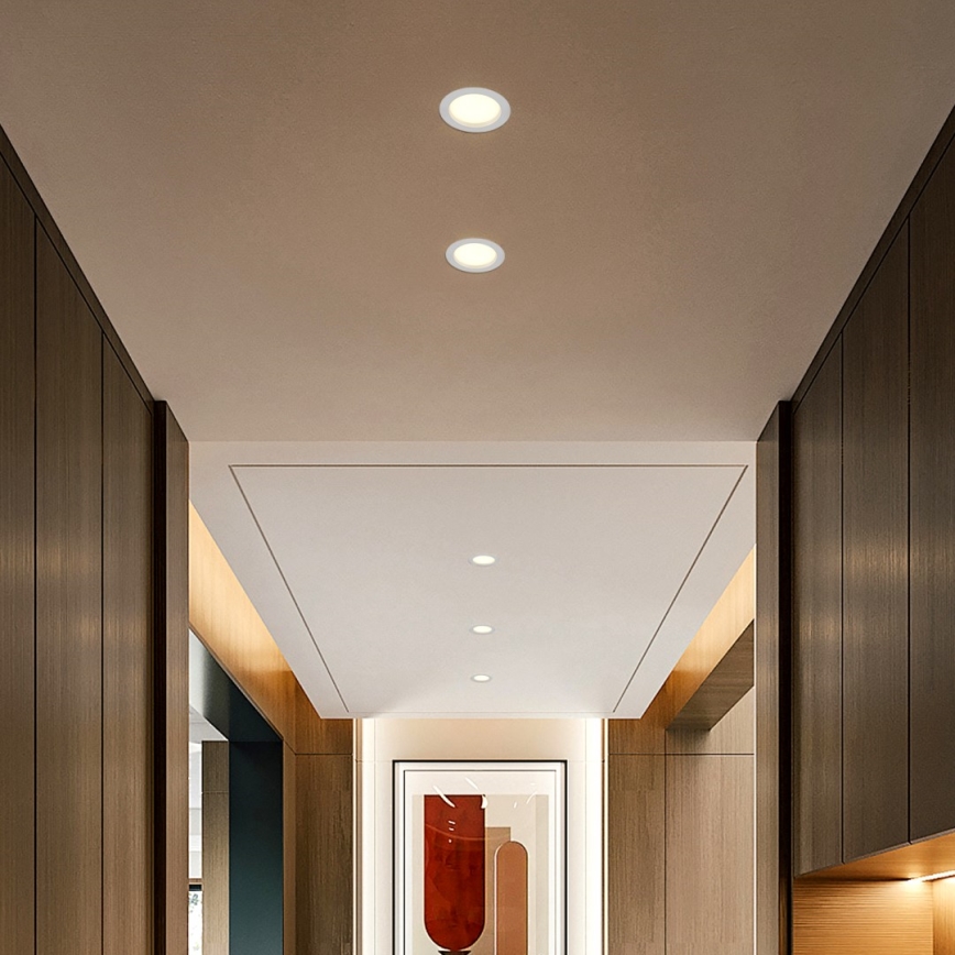 Immax NEO 07294L - hämardatav süvistatav laevalgusti DOWN LED/12W/230V Wi-Fi, läb. 12 cm, valge