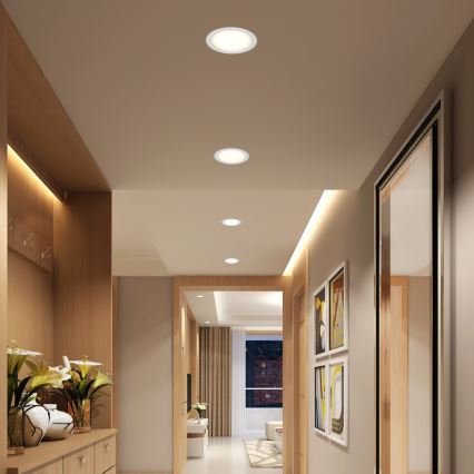 Immax NEO 07294L - hämardatav LED-laevalgusti DOWN LED/36W/230V Wi-Fi, Tuya läbimõõt 23 cm, valge