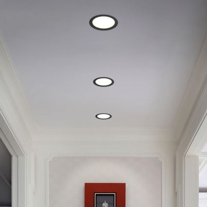 Immax NEO 07294L - LED-hämardatav süvistatav laevalgusti DOWN LED/36W/230V Wi‑Fi Tuya läbimõõt 23 cm must