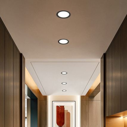 Immax NEO 07294L - LED-hämardatav süvistatav laevalgusti DOWN LED/36W/230V Wi‑Fi Tuya läbimõõt 23 cm must