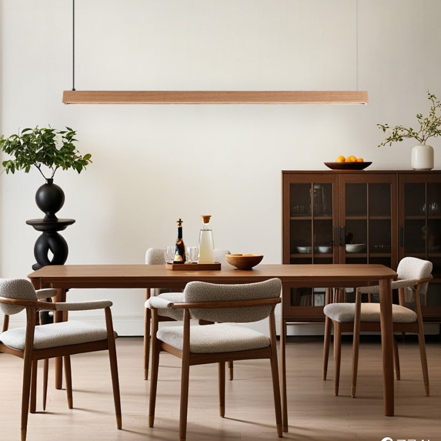 Immax NEO 07303L - hämardatav LED-rippvalgusti riputustrossil MADEIRA LED/26W/230V Wi‑Fi Tuya 122 cm tamm + kaugjuhtimispult