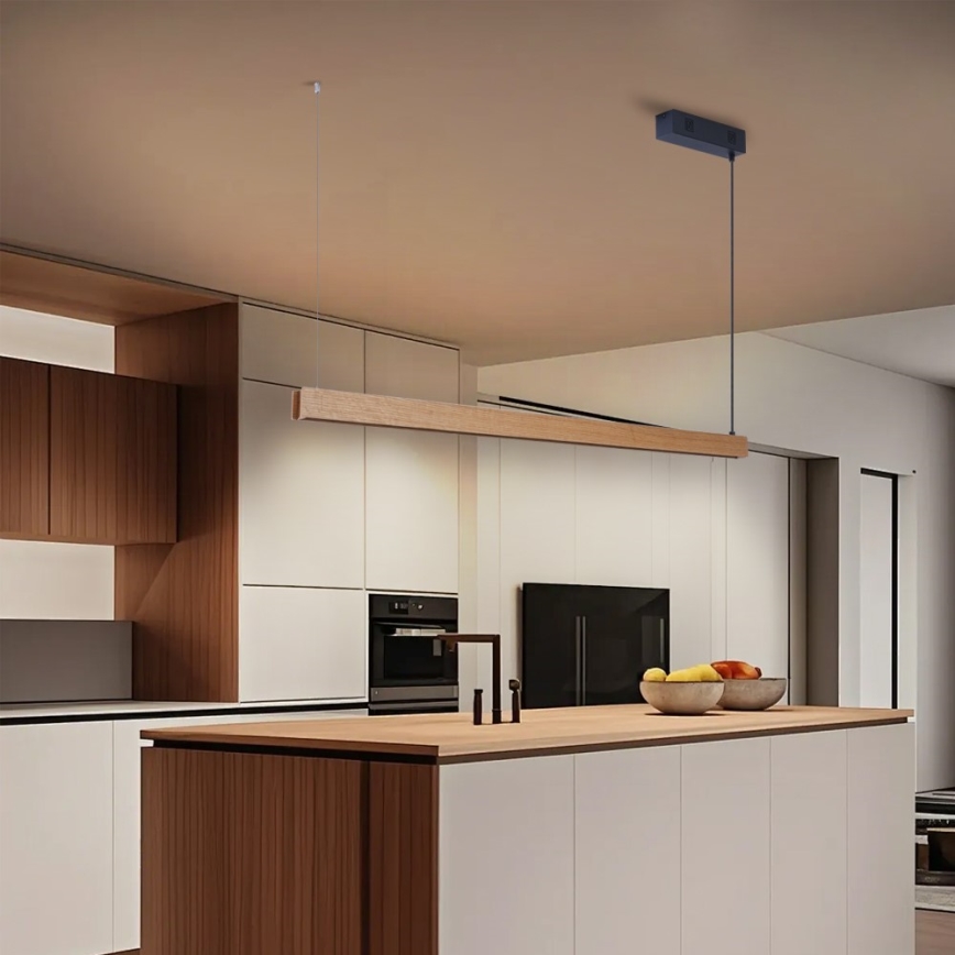 Immax NEO 07303L - hämardatav LED-rippvalgusti riputustrossil MADEIRA LED/26W/230V Wi‑Fi Tuya 122 cm tamm + kaugjuhtimispult