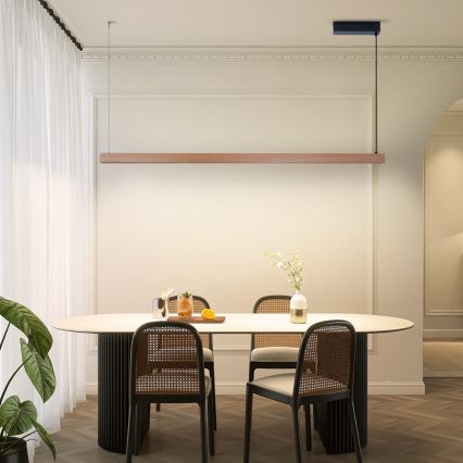 Immax NEO 07304L - hämardatav LED-rippvalgusti riputuskaabliga MADEIRA LED/33W/230V Wi‑Fi Tuya 152 cm tamm + kaugjuhtimispult