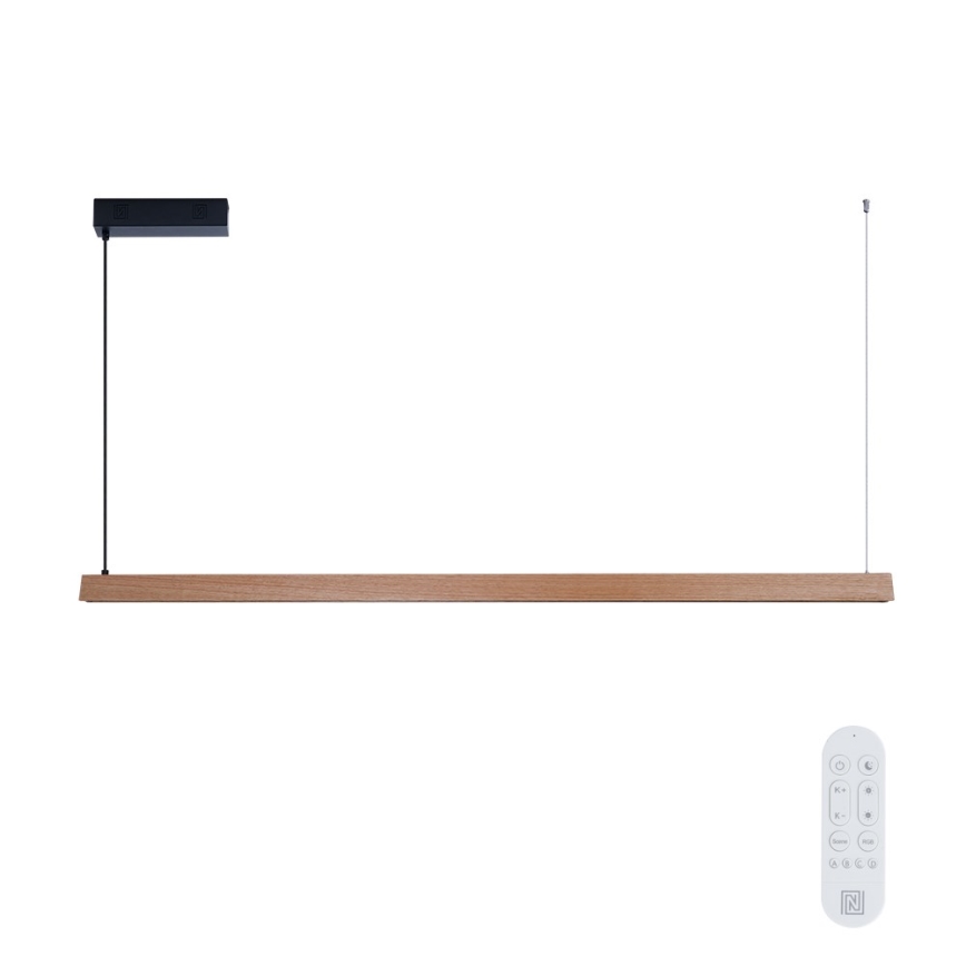 Immax NEO 07304L - hämardatav LED-rippvalgusti riputuskaabliga MADEIRA LED/33W/230V Wi‑Fi Tuya 152 cm tamm + kaugjuhtimispult
