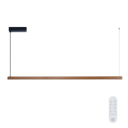 Immax NEO 07305L - hämaratav LED-ripplamp kaablil MADEIRA LED/44W/230V Wi-Fi Tuya 202 cm tamm + kaugjuhtimispult