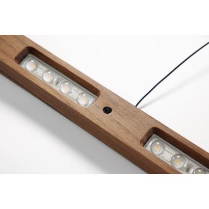 Immax NEO 07309L - LED-hämardatav rippvalgusti kaablil anduriga MADEIRA LED/37W/230V 157 cm pähkel