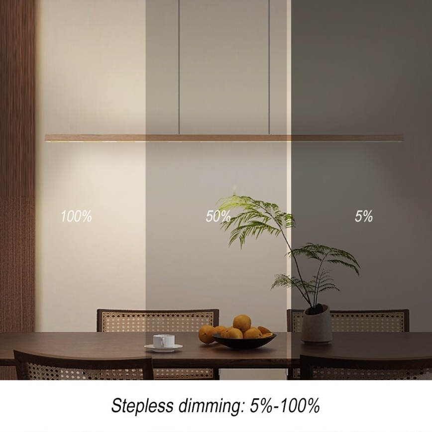 Immax NEO 07310L - Hämardatav LED-rippvalgusti kaablil anduriga MADEIRA LED/37W/230V 157 cm saarest