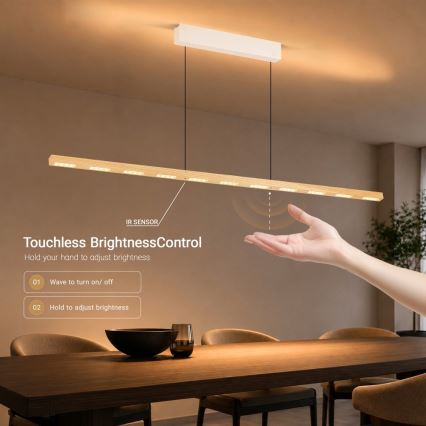 Immax NEO 07310L - Hämardatav LED-rippvalgusti kaablil anduriga MADEIRA LED/37W/230V 157 cm saarest