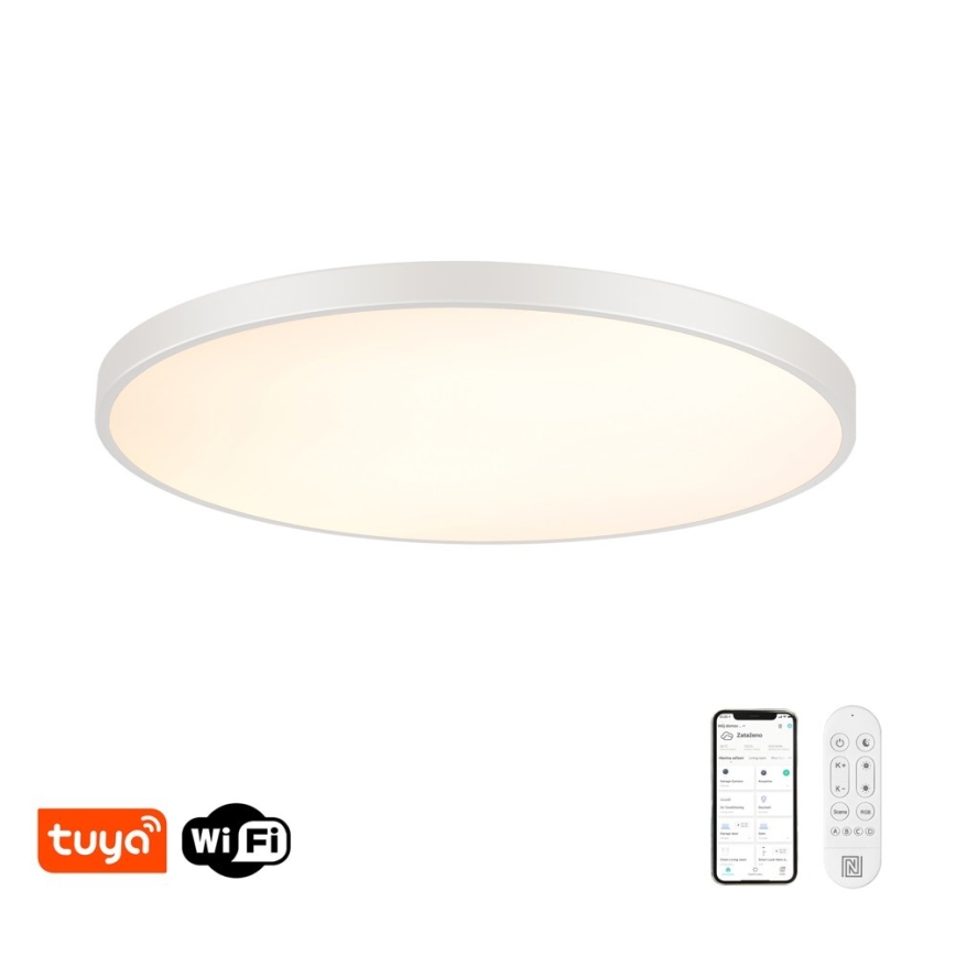 Immax NEO 07316L - Hämardatav LED laelamp SEMPLICI LED/128W/230V läbimõõt 100 cm Wi-Fi Tuya valge + kaugjuhtimispult