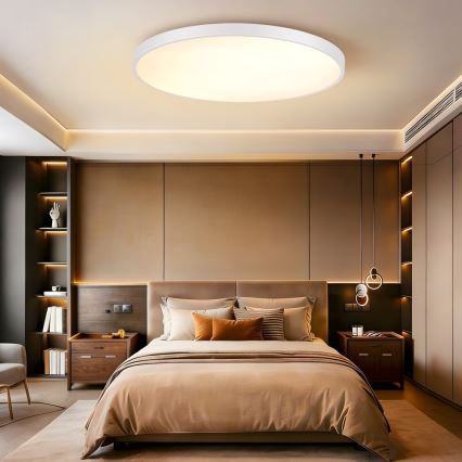 Immax NEO 07316L - Hämardatav LED laelamp SEMPLICI LED/128W/230V läbimõõt 100 cm Wi-Fi Tuya valge + kaugjuhtimispult
