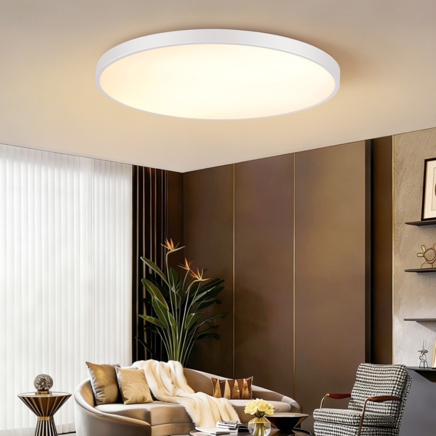 Immax NEO 07316L - Hämardatav LED laelamp SEMPLICI LED/128W/230V läbimõõt 100 cm Wi-Fi Tuya valge + kaugjuhtimispult