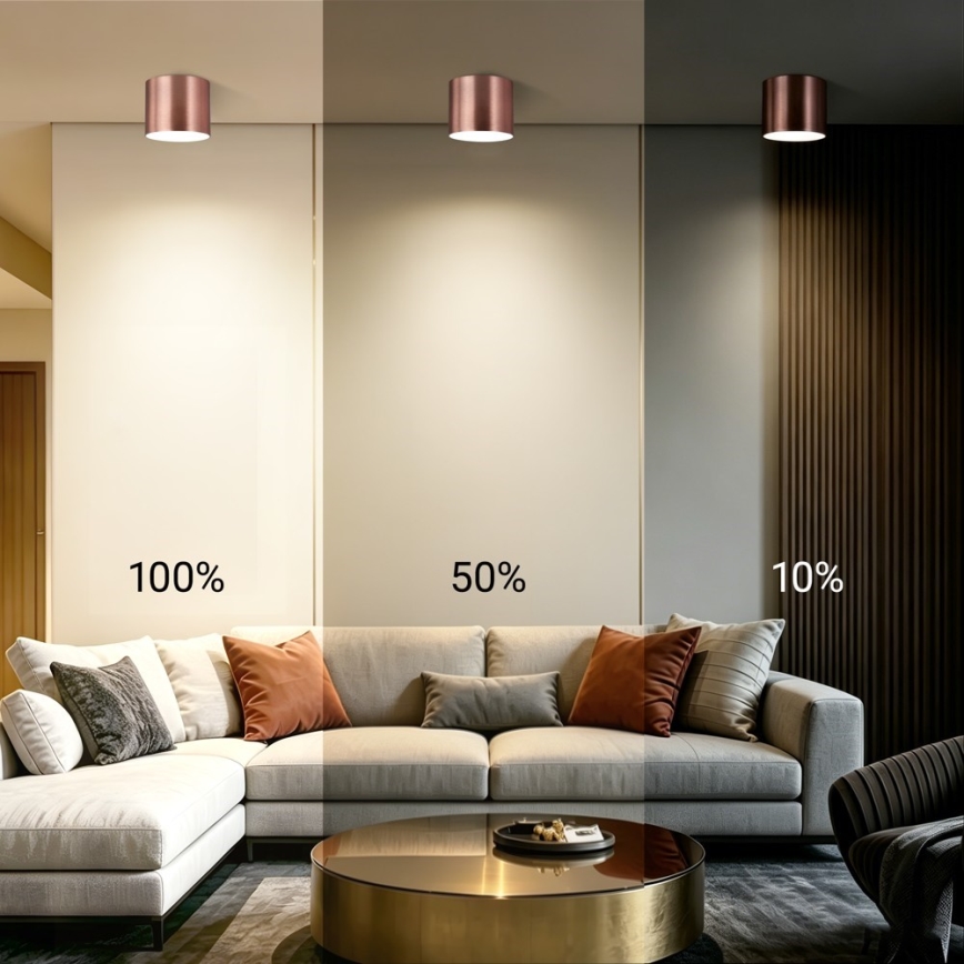 Immax NEO 07320L - Hämardatav LED-laelamp RONDATE LED/32W/230V läbimõõt 16,5 cm Wi-Fi Tuya roosakuldne