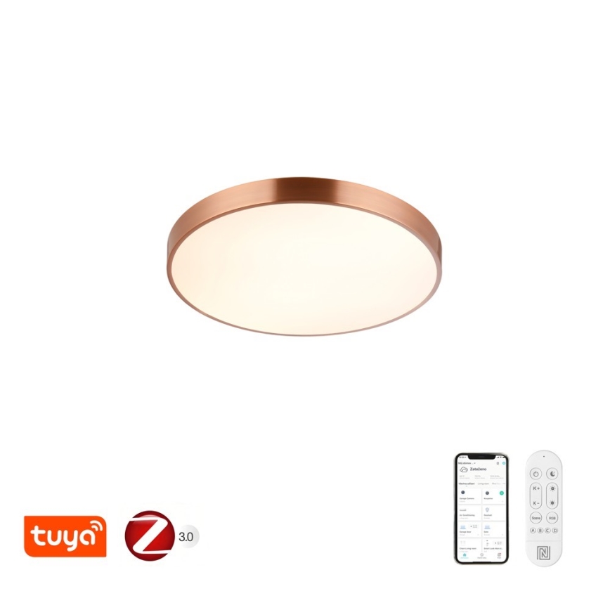 Immax NEO 07321L - LED hämardatav laelamp NEO LITE SEMPLICI LED/36W/230V läbimõõt 40 cm vaskne + kaugjuhtimispult