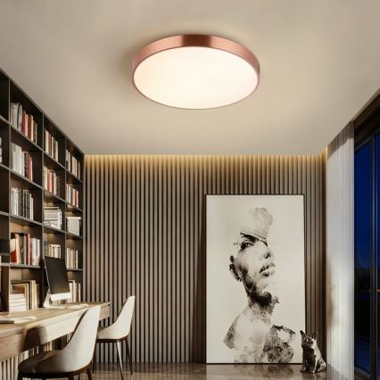 Immax NEO 07321L - LED hämardatav laelamp NEO LITE SEMPLICI LED/36W/230V läbimõõt 40 cm vaskne + kaugjuhtimispult
