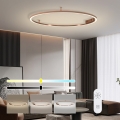 Immax NEO 07325-120C - LED hämardatav laelamp FINO LED/72W/230V 120 cm Tuya roosakuldne + kaugjuhtimispult