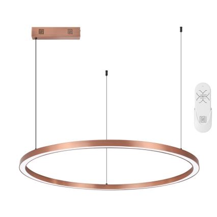 Immax NEO 07327L - LED-hämardatav lühter kaablil FINO LED/55W/230V 80 cm roosakuldne Tuya + kaugjuhtimispult