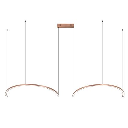 Immax NEO 07328L - FINO hämardatav LED-ripats riputuskaabliga LED/72W/230V 120 cm roosakuldne Tuya + kaugjuhtimispult