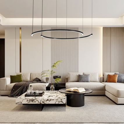 Immax NEO 07329L - LED hämardatav rippvalgusti kaablil FINO LED/72W/230V 120 cm must Tuya + kaugjuhtimispult