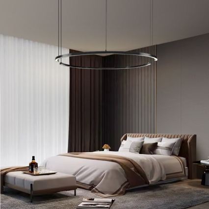 Immax NEO 07329L - LED hämardatav rippvalgusti kaablil FINO LED/72W/230V 120 cm must Tuya + kaugjuhtimispult
