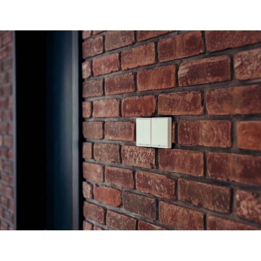 Immax NEO 07507C - KOMPLEKT 3 x 2 nupu lüliti SMART 3xCR2430 Zigbee 3.0 Tuya