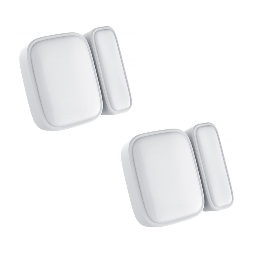 Immax NEO 07511L - KOMPLEKT 2x Magnetiga akna- ja ukseandur SMART 1xCR2032  Zigbee Tuya