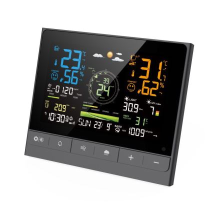 Immax NEO 07528L - Professionaalne ilmatejaam 7-ühes NEO LITE SMART 5V/2xAAA + 3xAA
