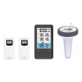 Immax NEO 07529L - Nutikas basseini temperatuuriandur + 2x sisetemperatuuri ja niiskusanduriga Wi-Fi Tuya