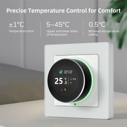 Immax NEO 07534L - Nutikas põrandakütte termostaat 230V/3A Wi-Fi Tuya