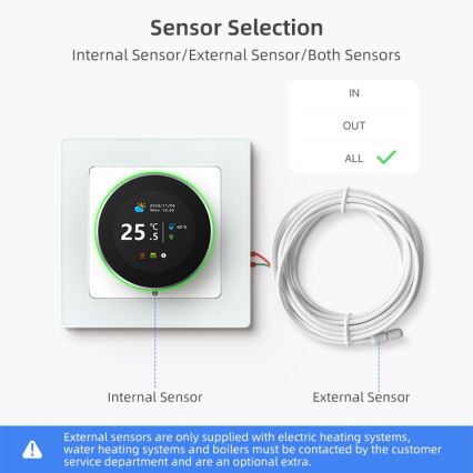 Immax NEO 07534L - Nutikas põrandakütte termostaat 230V/3A Wi-Fi Tuya