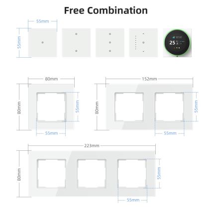 Immax NEO 07538L - 1-nupuline SMART-lüliti 230 V, Wi-Fi (Tuya)
