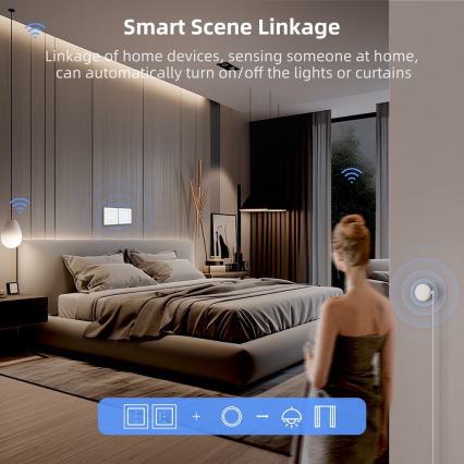 Immax NEO 07540L - Nutikas lüliti lamellikardinate ja ruloode juhtimiseks, 230 V, Wi‑Fi Tuya
