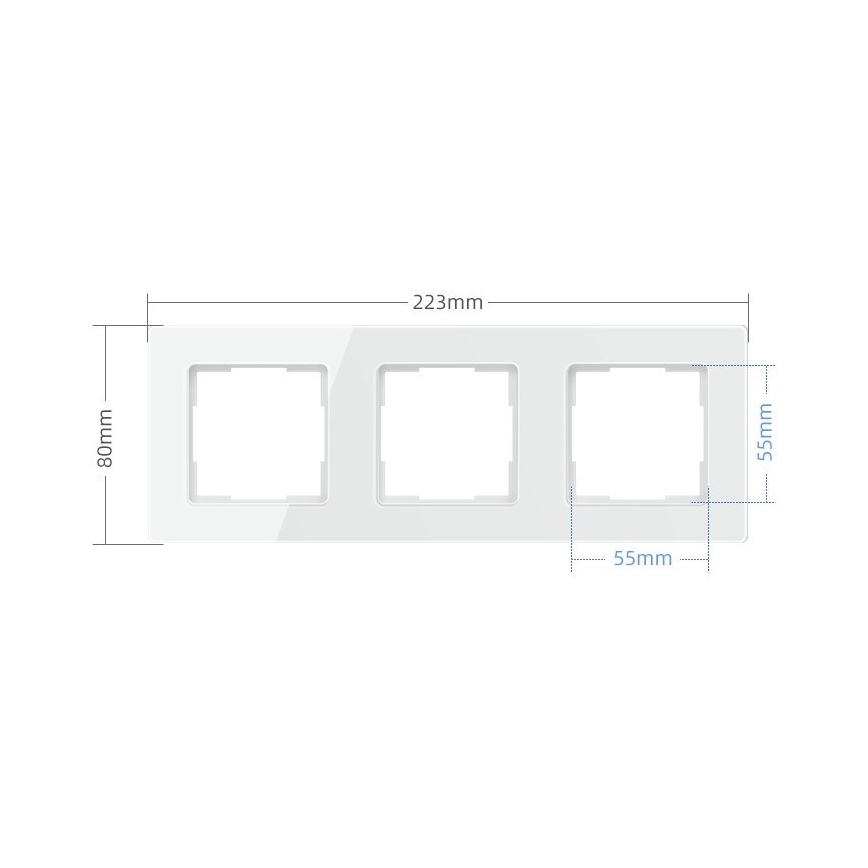 Immax NEO 07542L - Raam lülitite, pistikupesade ja termostaatide jaoks 3Z